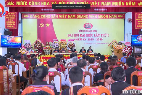 Đại hội Đảng bộ xã Ia Krêl lần Thứ I, nhiệm kỳ 2025-2030
